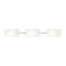 Besa Lighting Lido Vanity, Opal Matte, Satin Nickel Finish, 3x60W Incandescent 3WT-888607-SN - alternate 1